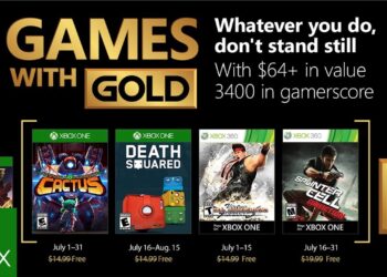 Divulgados jogos da Games with GOLD de julho de 2018