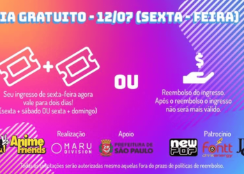 Primeiro dia do Anime Friends 2019 terá entrada gratuita