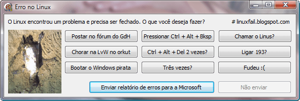 Erro no Linux