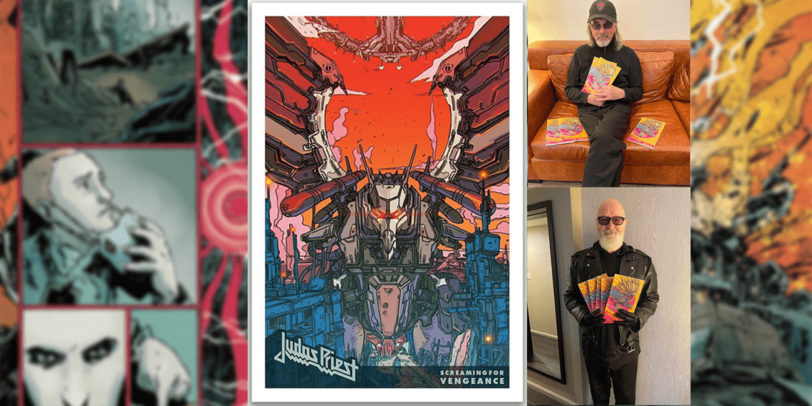 Graphic Novel JUDAS PRIEST: SCREAMING FOR VENGEANCE terá lançamento no Brasil