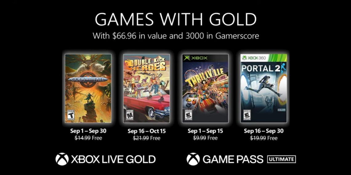 Games With Gold Setembro 2022 - Credits: Microsoft
