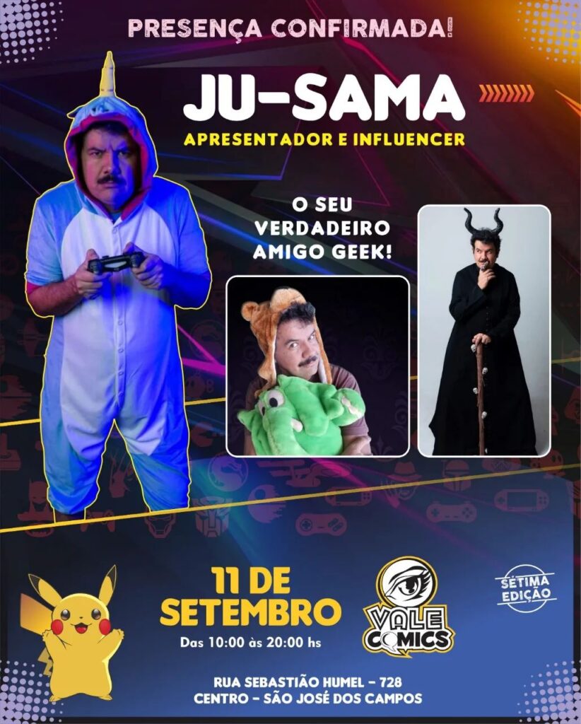 JU-SAMA nosso amigo GEEK vai ser nosso apresentador