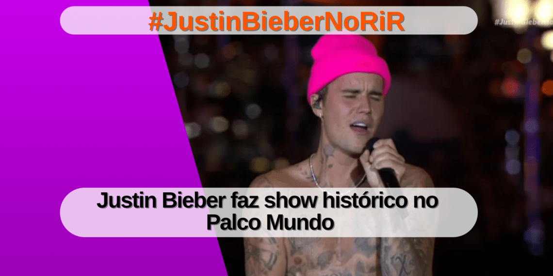 Justin Bieber faz show histórico no Palco Mundo