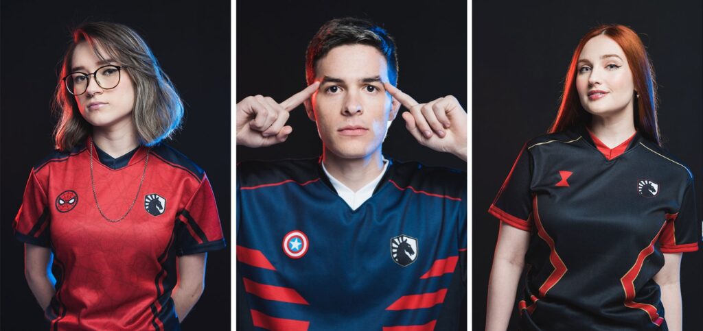 Jogadores e influencers da Cavalaria (da esq. para dir.): Daiki, Lagonis e Haru - foto/ divulgação Team Liquid