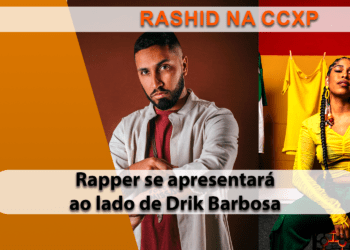 CCXP23 anuncia participação de Rashid no Palco Creators