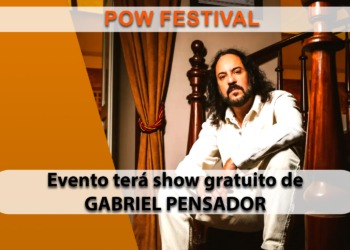 POW Festival, em Ribeirão Preto terá show gratuito de Gabriel Pensador