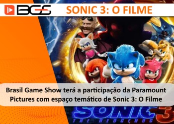 Brasil Game Show terá a participação da Paramount Pictures com espaço temático de Sonic 3: O Filme