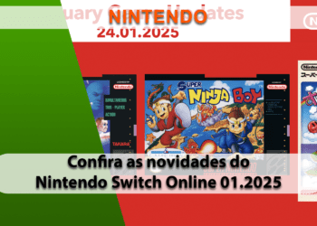 Nintendo Switch Online Atualizações de Jogos de Janeiro 2025