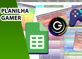 Termine ou Zere mais jogos com essa Planilha Gamer