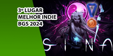 Melhor Indie da #BGS2024! Terceiro Lugar - Sina!