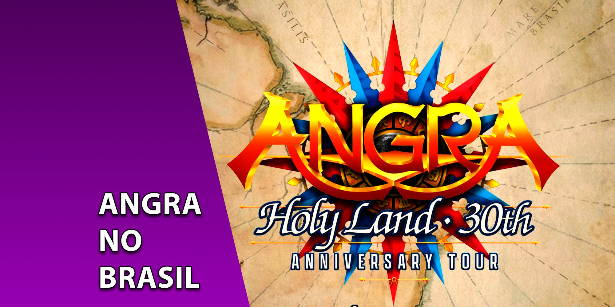 Angra confirma turnê de 30 anos do álbum Holy Land em Porto Alegre -